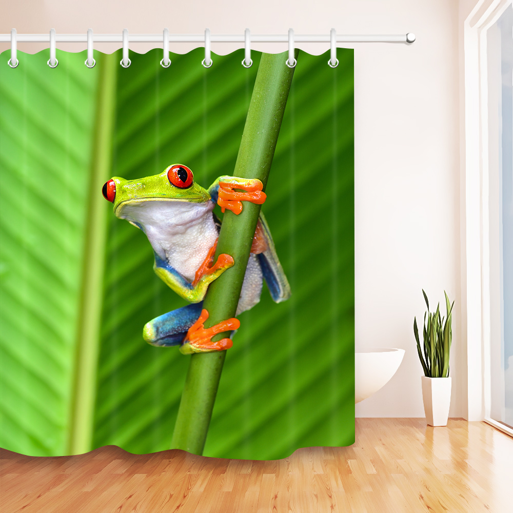 Detail Tree Frog Shower Curtains Nomer 52