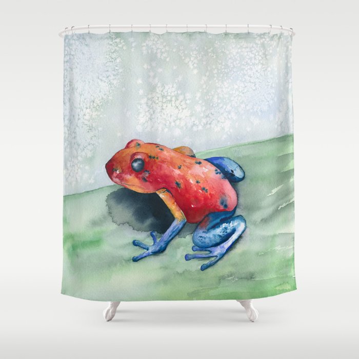 Detail Tree Frog Shower Curtains Nomer 54
