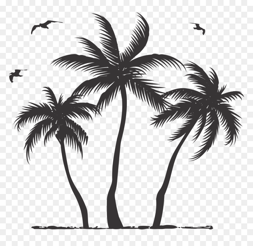 Detail Tree Silhouette Transparent Background Nomer 41