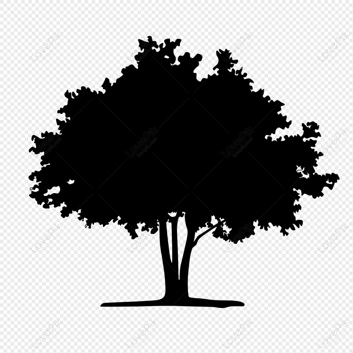 Detail Tree Siluet Nomer 16