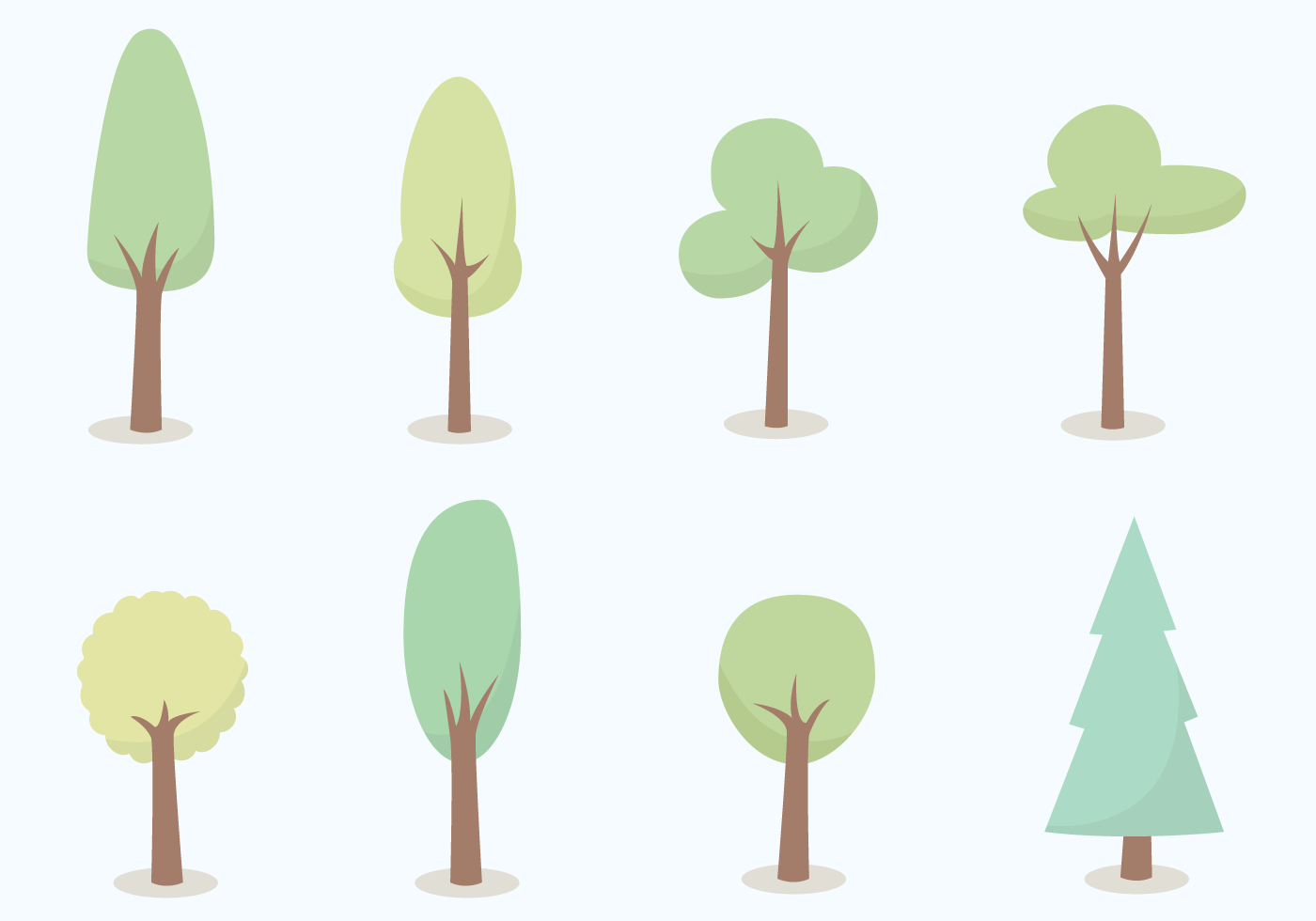 Detail Tree Vector Png Nomer 34