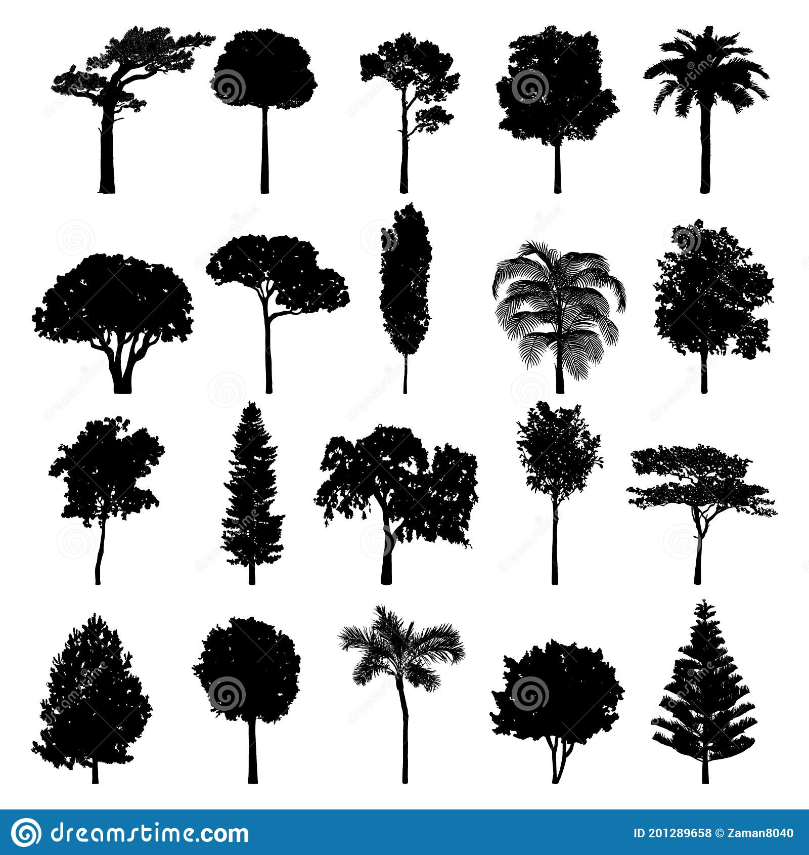 Detail Tree Vector Png Nomer 42