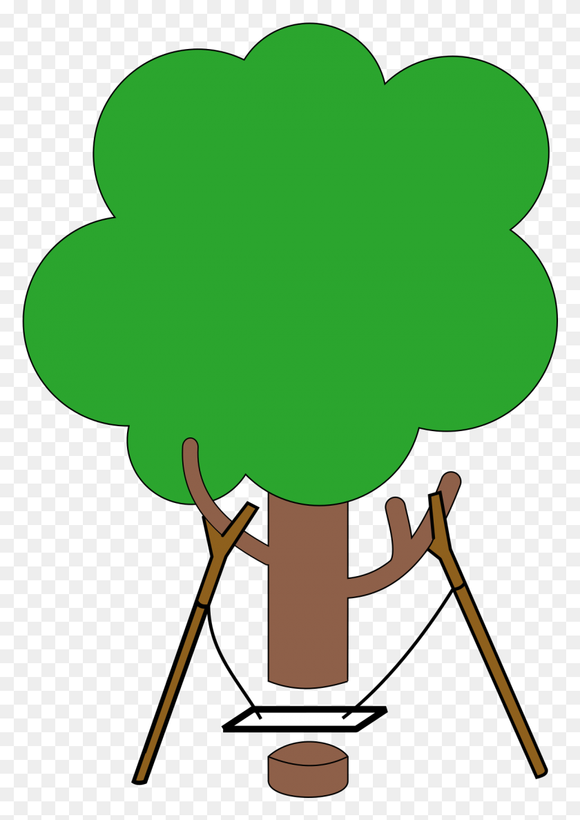 Detail Tree With Tire Swing Clipart Nomer 41