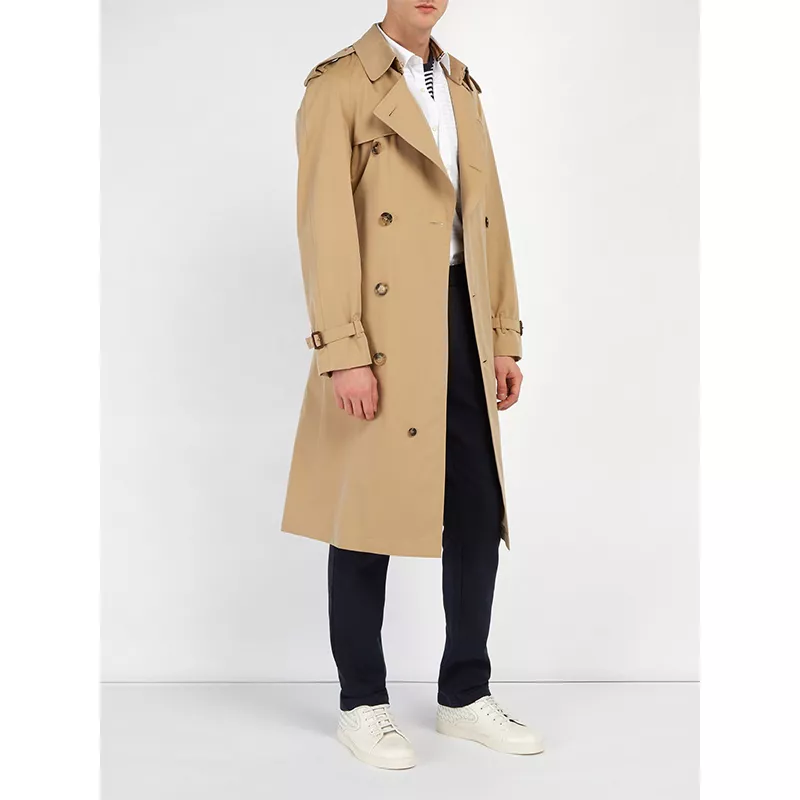 Detail Trench Coat Pria Nomer 14