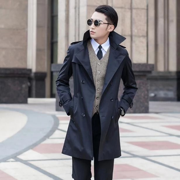 Detail Trench Coat Pria Nomer 8
