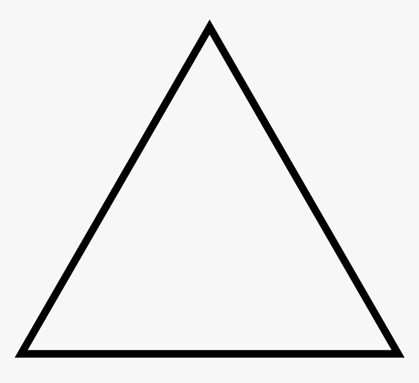 Triangle Outline Png - KibrisPDR