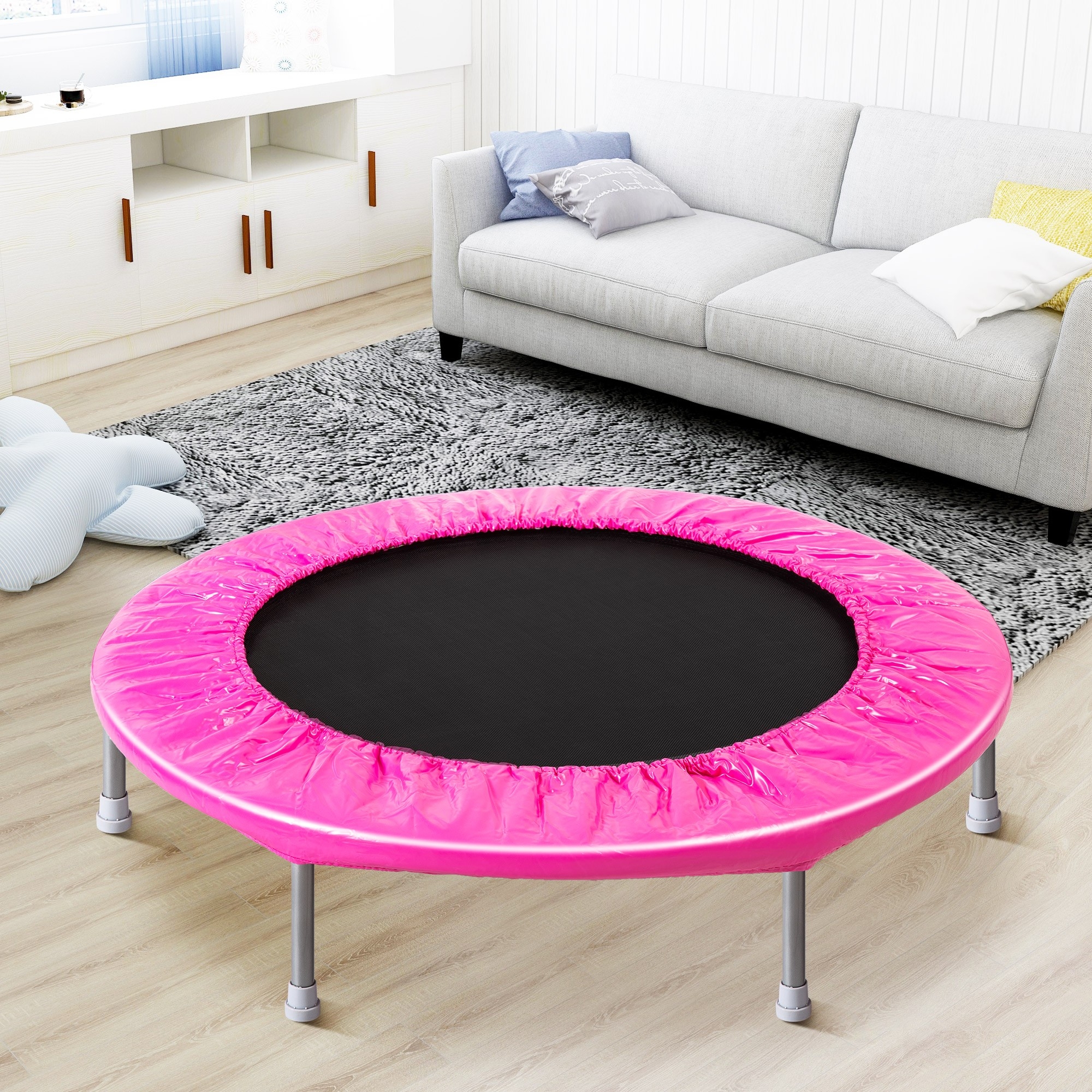 Detail Triangle Trampoline With Handle Nomer 25