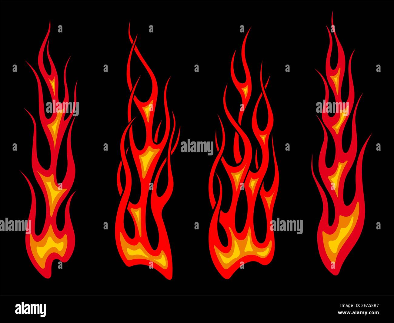 Detail Tribal Api Vector Nomer 15