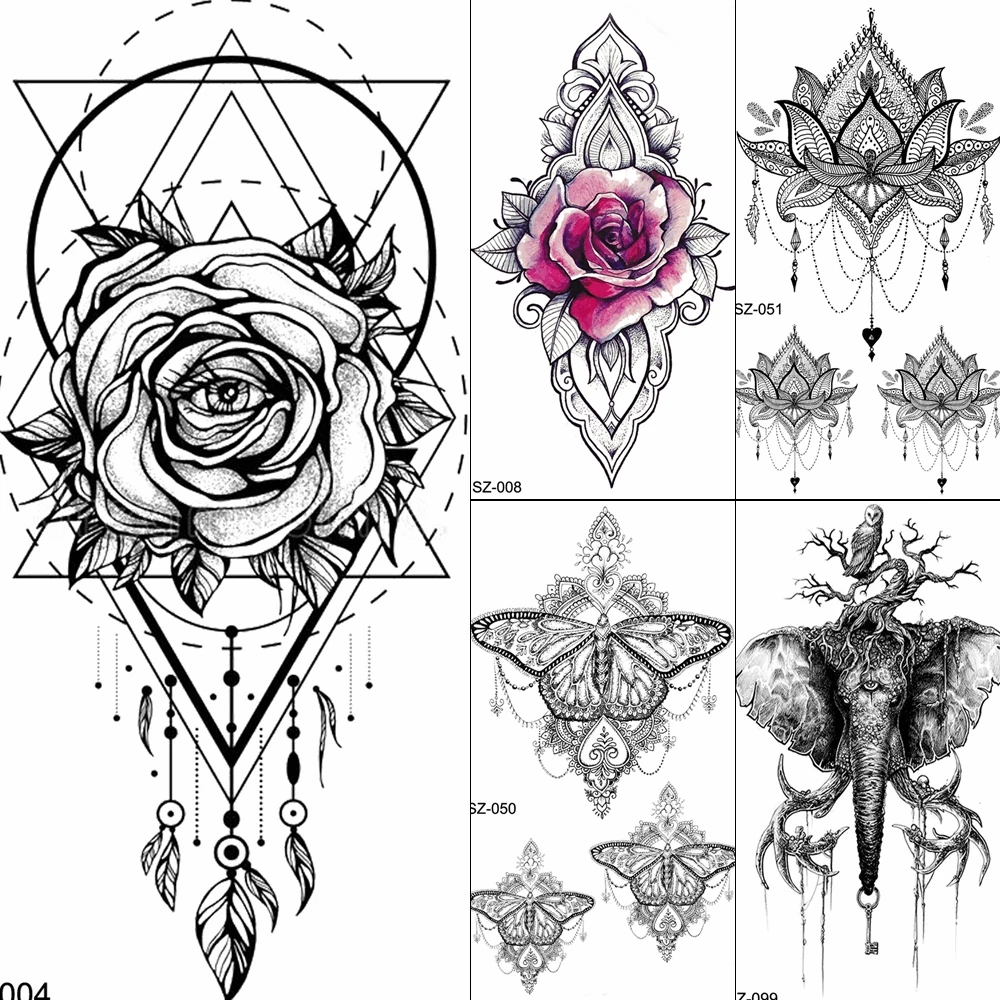 Detail Tribal Mawar Nomer 26