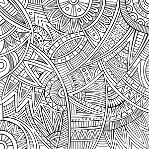 Detail Tribal Pattern Background Tosca Nomer 33