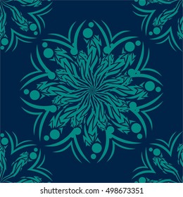 Detail Tribal Pattern Background Tosca Nomer 7