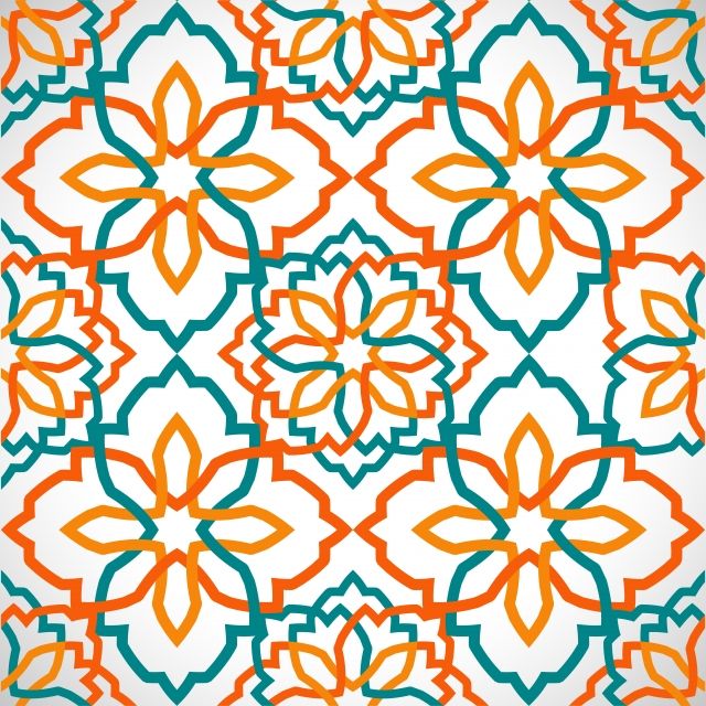 Detail Tribal Pattern Background Tosca Nomer 9