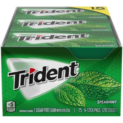 Detail Trident Gum Peppermint Nomer 8