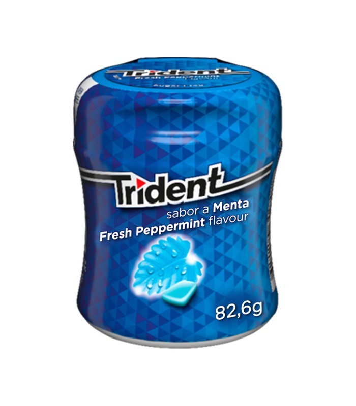 Detail Trident Gum Peppermint Nomer 24