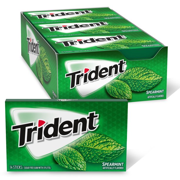 Detail Trident Gum Peppermint Nomer 6