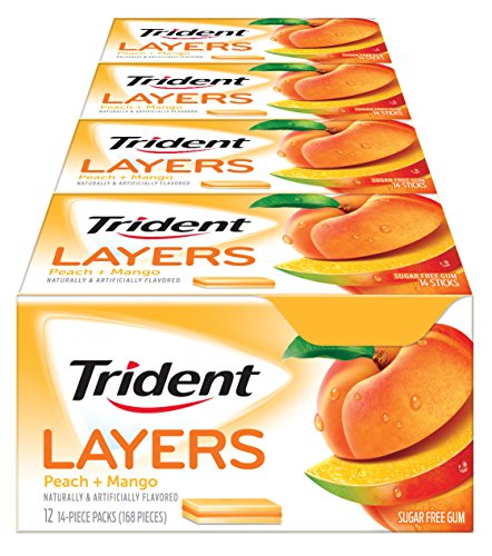 Detail Trident Peach Gum Nomer 2