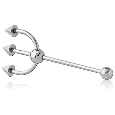 Detail Trident Piercing Nomer 25