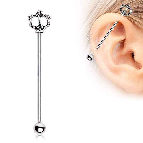 Detail Trident Piercing Jewelry Nomer 12