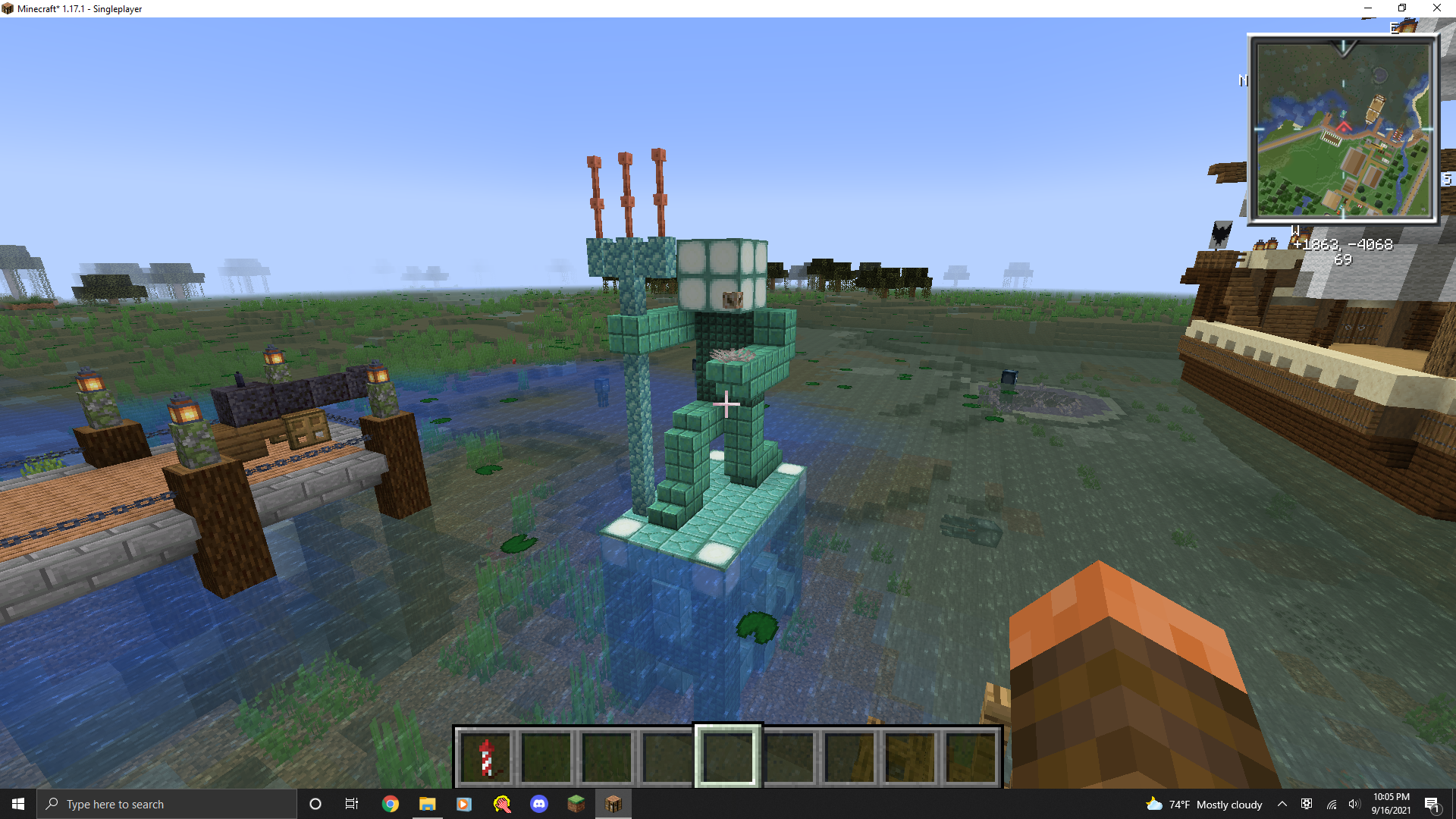 Detail Trident Statue Minecraft Nomer 11