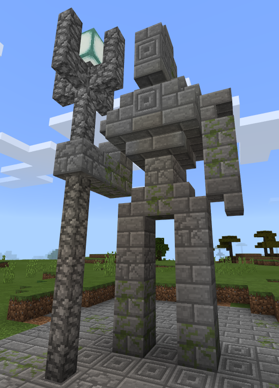 Detail Trident Statue Minecraft Nomer 22