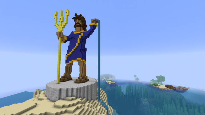 Detail Trident Statue Minecraft Nomer 33