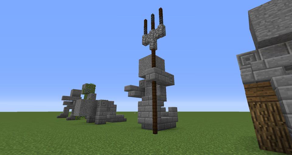 Detail Trident Statue Minecraft Nomer 8