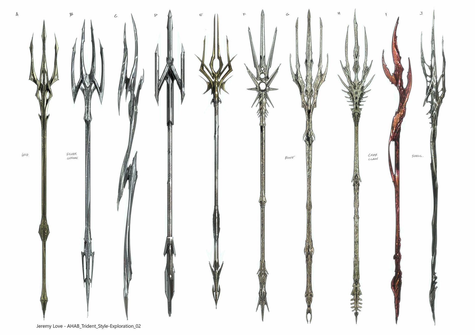 Detail Trident Weapon Design Nomer 2