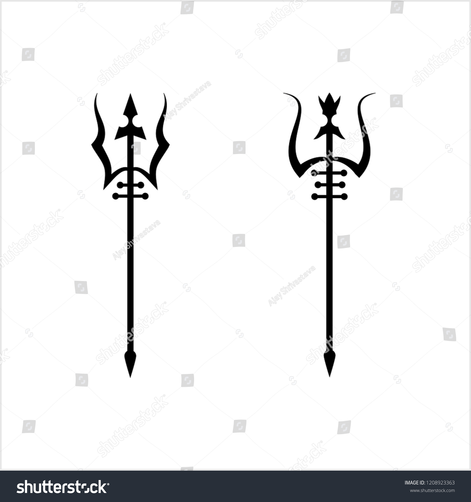 Detail Trident Weapon Design Nomer 21