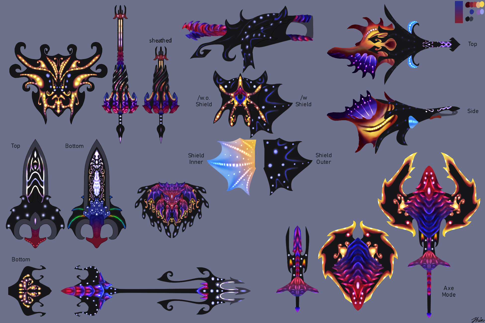 Detail Trident Weapon Design Nomer 25