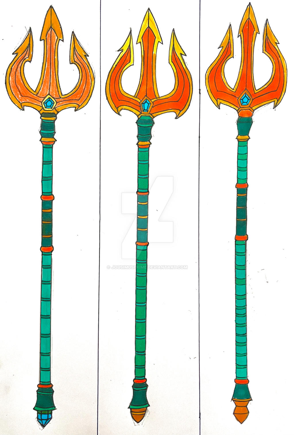 Detail Trident Weapon Design Nomer 42