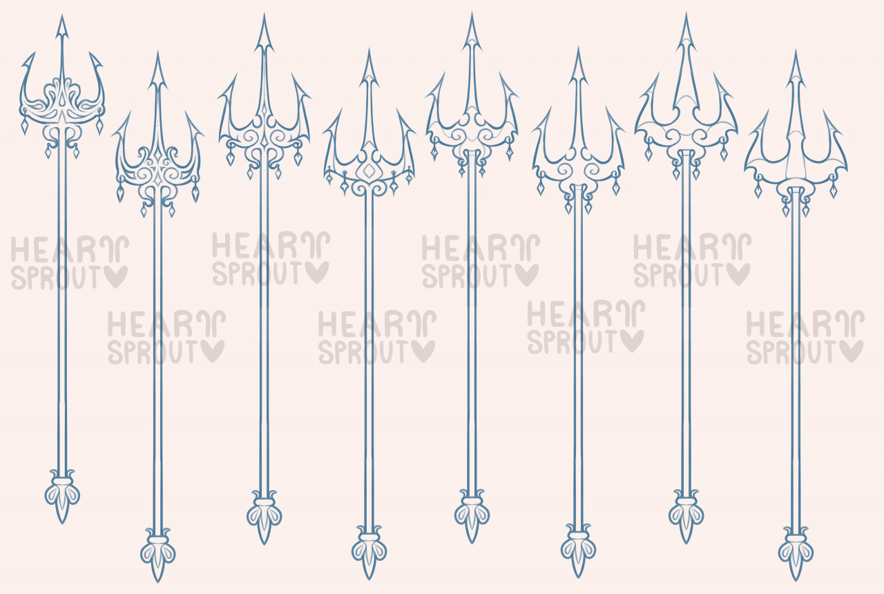 Detail Trident Weapon Design Nomer 9