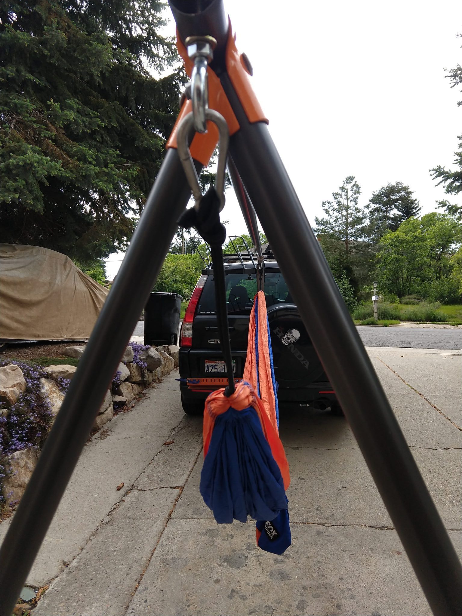 Detail Tripod Tent Hammock Nomer 17