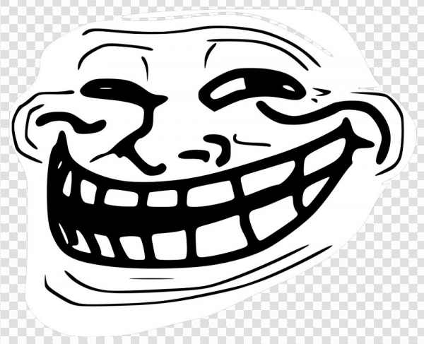 Detail Troll Face Clear Background Nomer 13