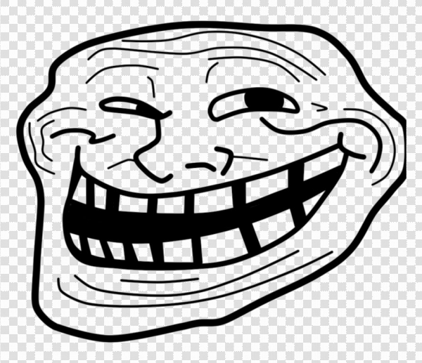 Detail Troll Face Png Transparent Nomer 25