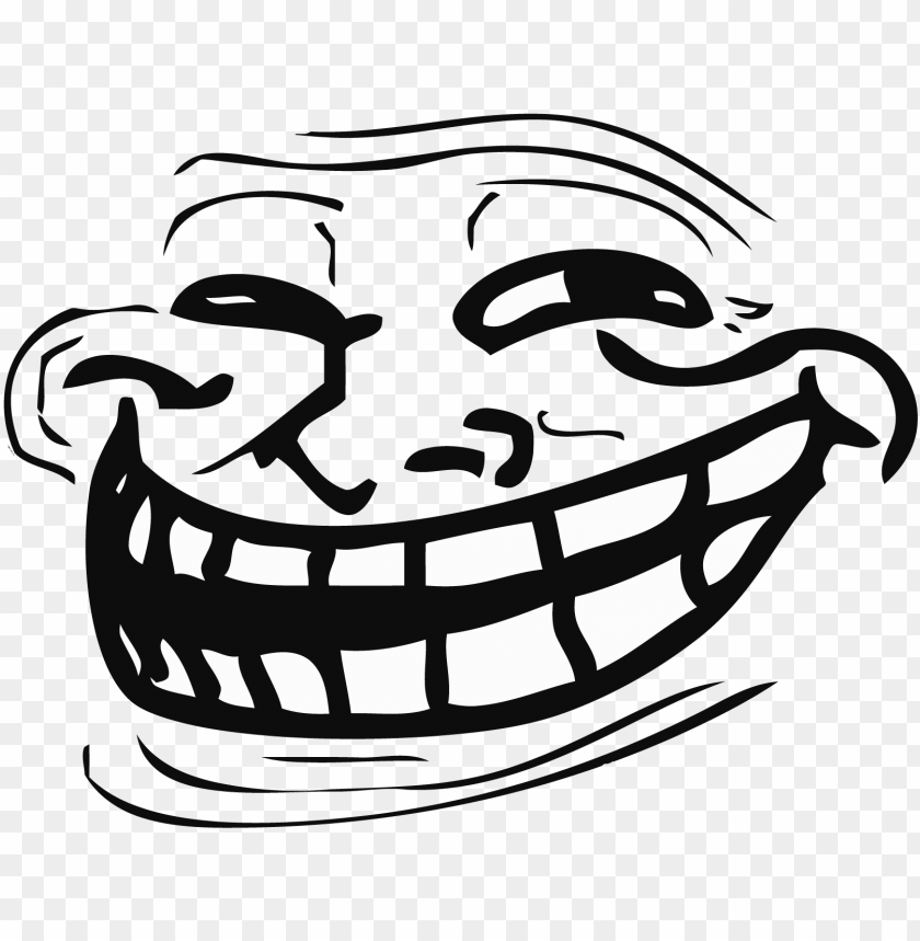 Detail Troll Face Png Transparent Nomer 3