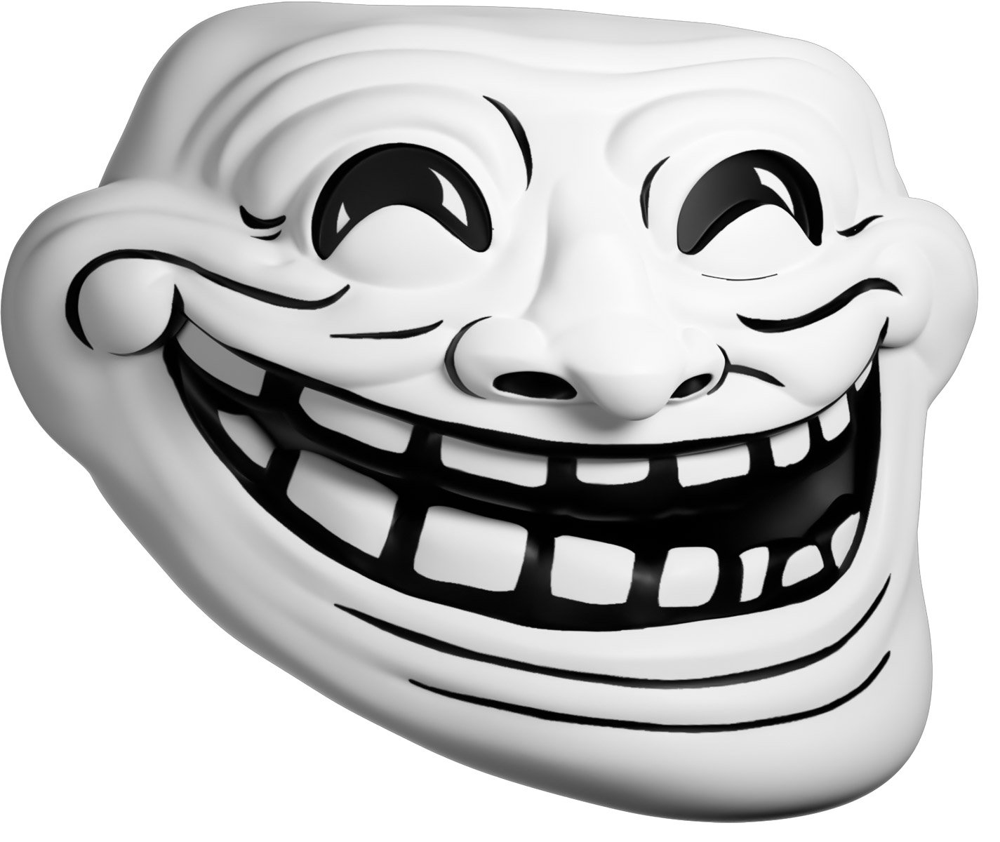 Detail Troll Face Render Nomer 26