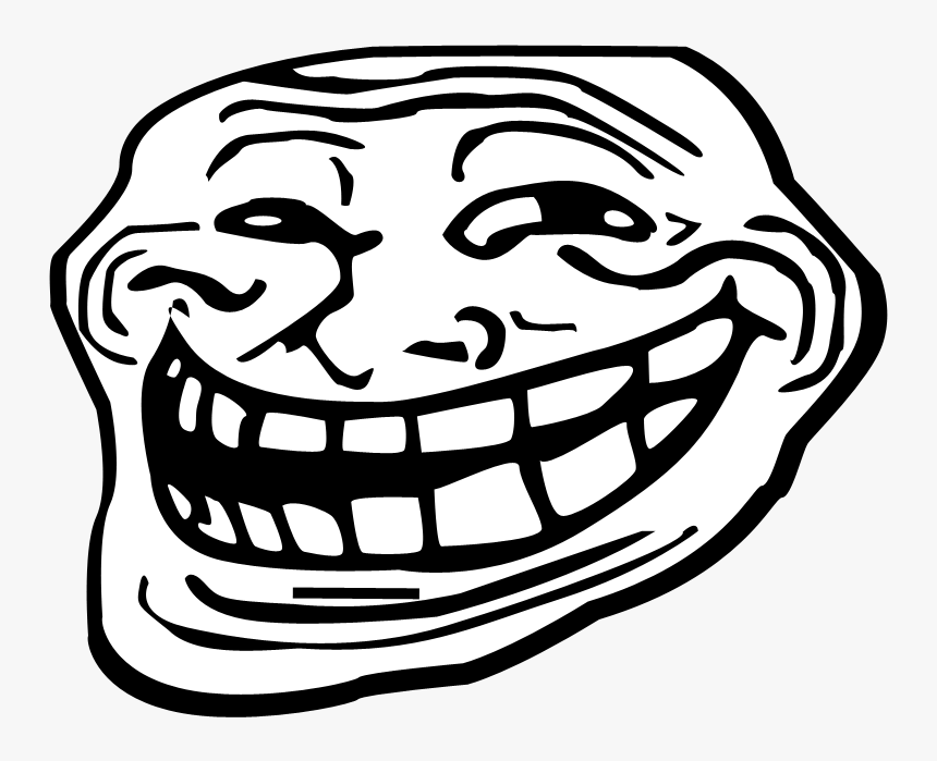 Troll Face Transparent Background - KibrisPDR