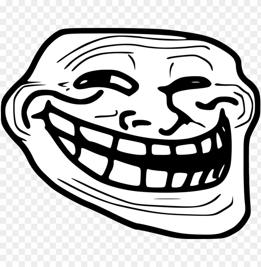 Detail Troll Face With Transparent Background Nomer 2