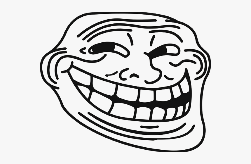 Detail Troll Face With Transparent Background Nomer 9