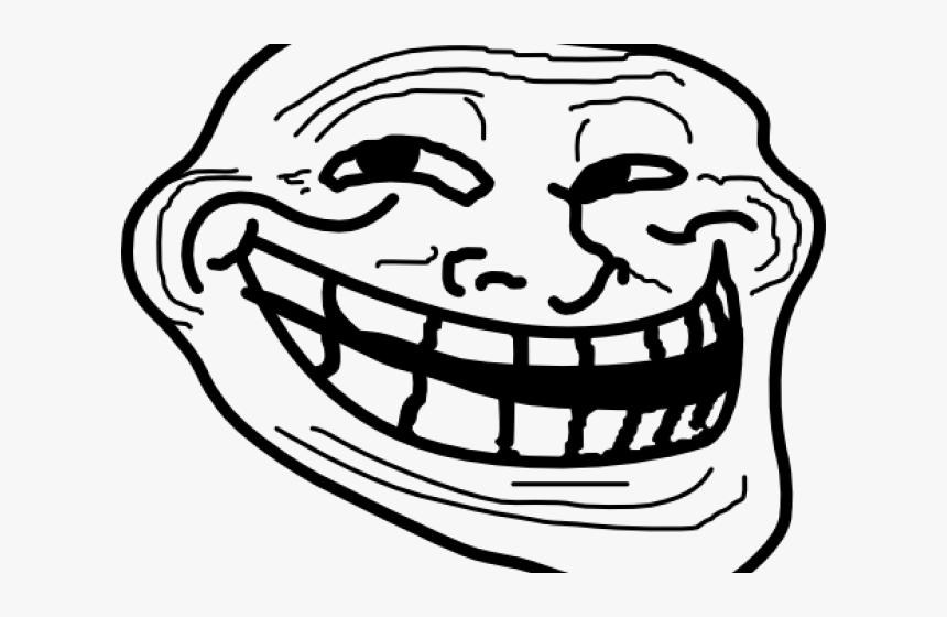 Detail Troll Face With Transparent Background Nomer 10