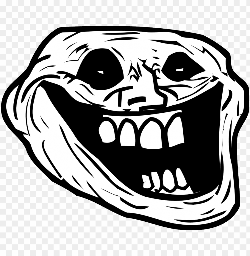 Detail Troll Face With Transparent Background Nomer 14