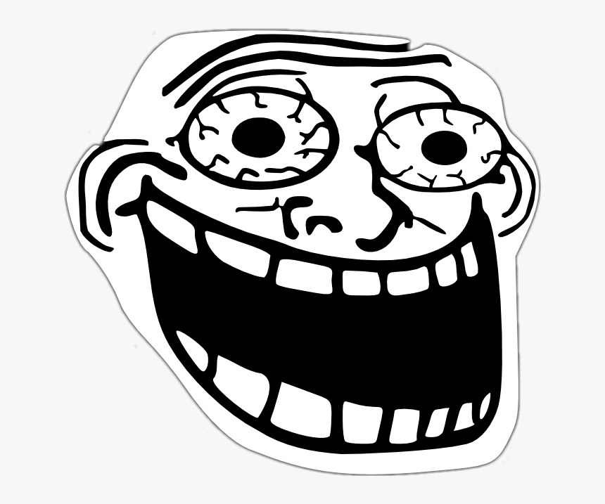Detail Troll Face With Transparent Background Nomer 15