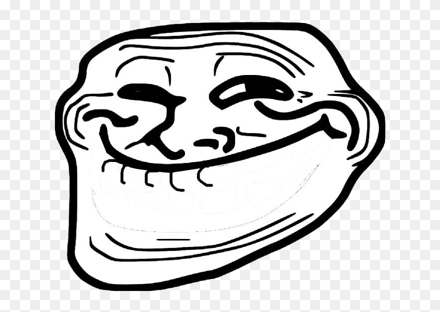 Detail Troll Face With Transparent Background Nomer 16