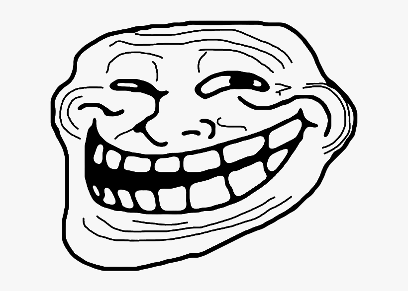 Detail Troll Face With Transparent Background Nomer 18