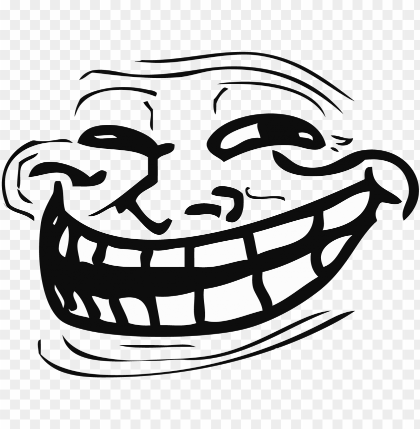 Detail Troll Face With Transparent Background Nomer 3