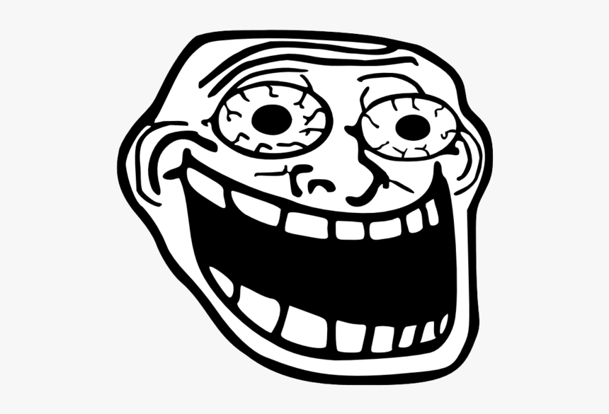 Detail Troll Face With Transparent Background Nomer 20