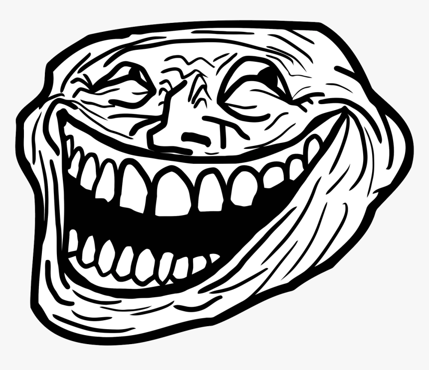 Detail Troll Face With Transparent Background Nomer 26
