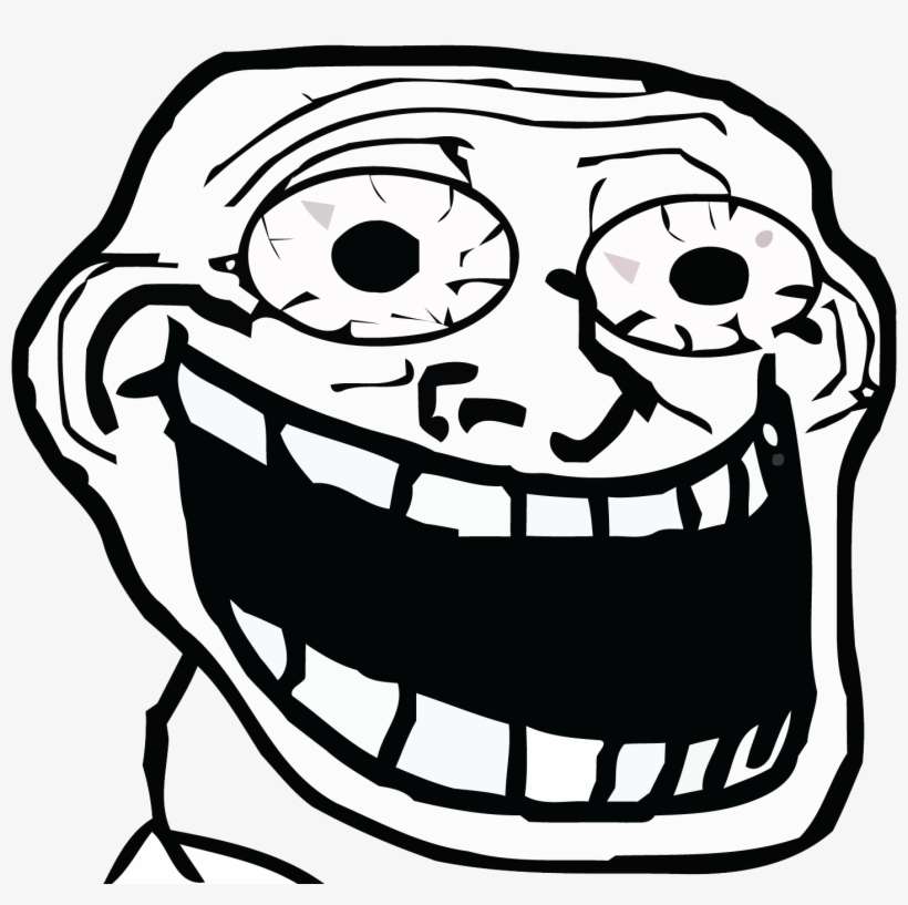 Detail Troll Face With Transparent Background Nomer 28