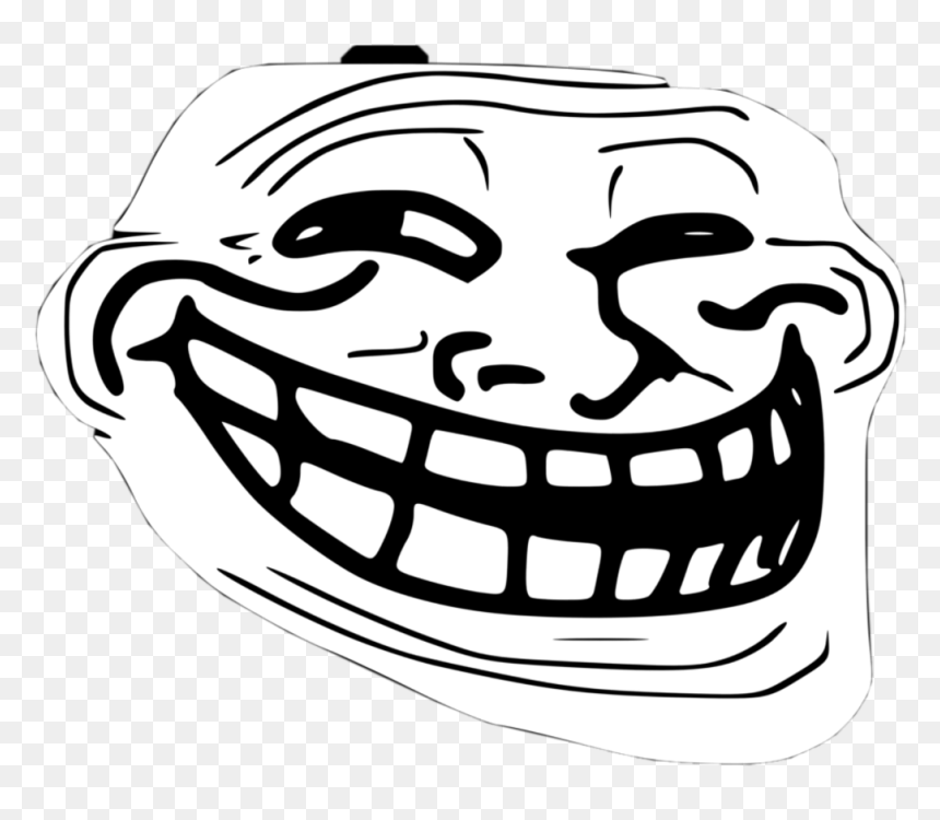 Detail Troll Face With Transparent Background Nomer 31