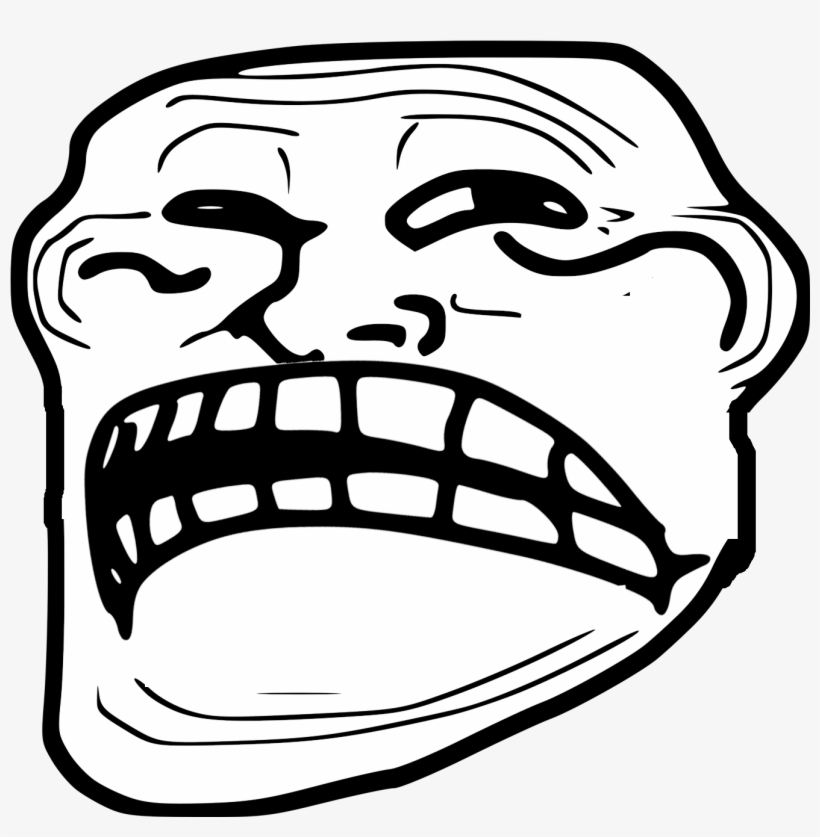 Detail Troll Face With Transparent Background Nomer 32